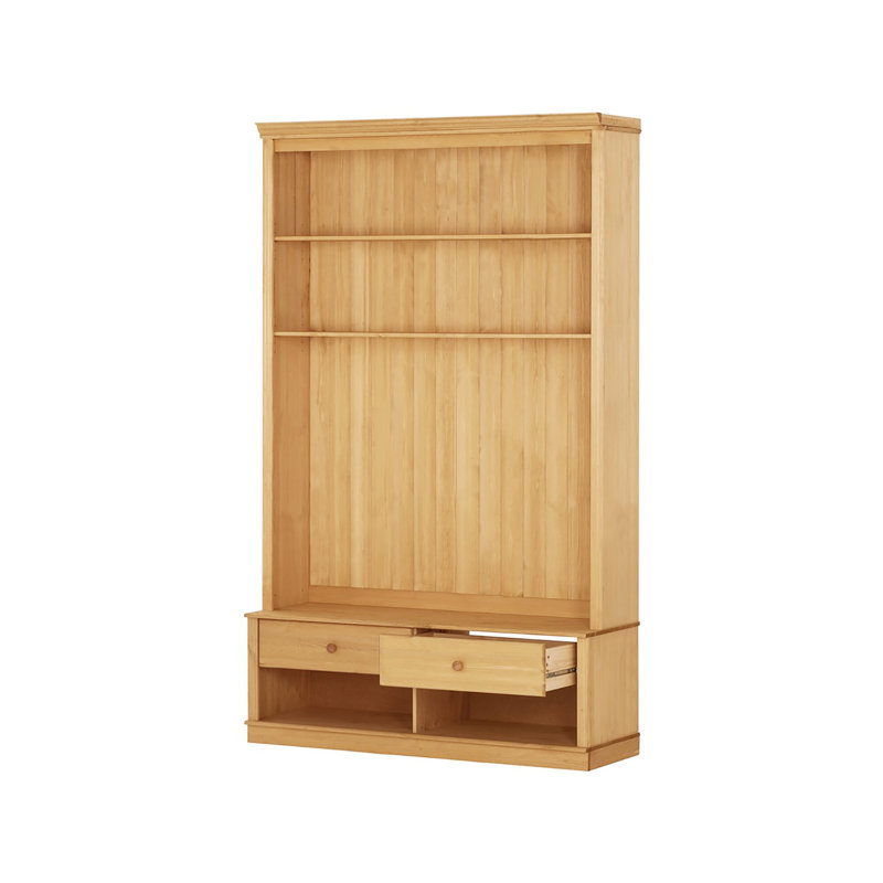Delbis 223 cm H x 140 cm W Library Bookcase