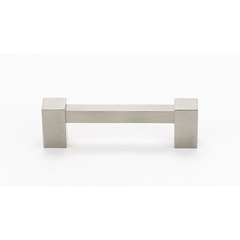 Contemporary II 3.5" Center to Center Bar Pull, Satin Nickel, 3.5"