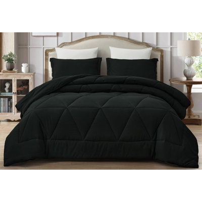 Washed Microfiber Bedding Polyester Comforter