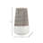 Stoneware Ceramic Vase with Textured Ribbed Design-1724255139