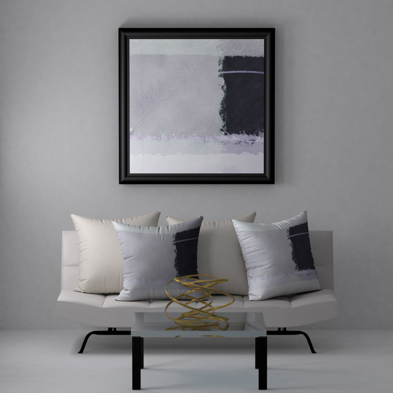 Housse de coussin décorative carrée simple et insert, 24" X 24"