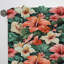Tropique corail motif tropical II - Rideau tropical - Velours obscurcissant - 1 panneau-107577800