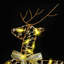 vidaXL LED Reindeers with 80 LEDs PET-425390121