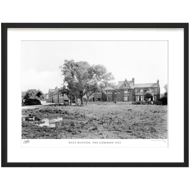 West Runton, The Common 1923 by Francis Frith - Single Picture Frame Print, 60cm H x 80cm W x 2.3cm D