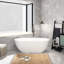 Baignoire autoportante de 63 po x 29 po à surface solide 63 po x 29 po