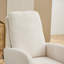 Chaise berçante rembourrée avec repose-pieds Lace Boucle-1353471798