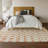 Premium Machine Washable Prisco Peach Rug-1483069860