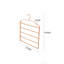Cintre pour pantalons en alliage d'aluminium-671738126