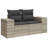 Garden Sofa Set Light Grey