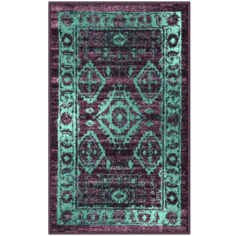 Eual Oriental Indoor Rug, Rectangle 1'8" x 2'10"