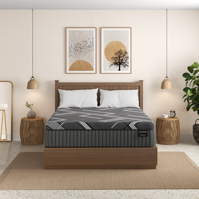 Matelas de 14 po en mousse viscoélastique infusée de graphite Zeta Ice, Très grand californien