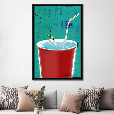 Big drink, impression sur toile tendue Anthony Freda