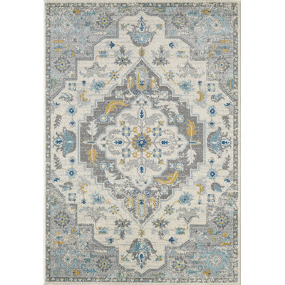 Tapis gris / ivoire Melva