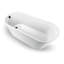 Baignoire de trempage autoportante en acrylique 65 po. X 30 po.-75227142