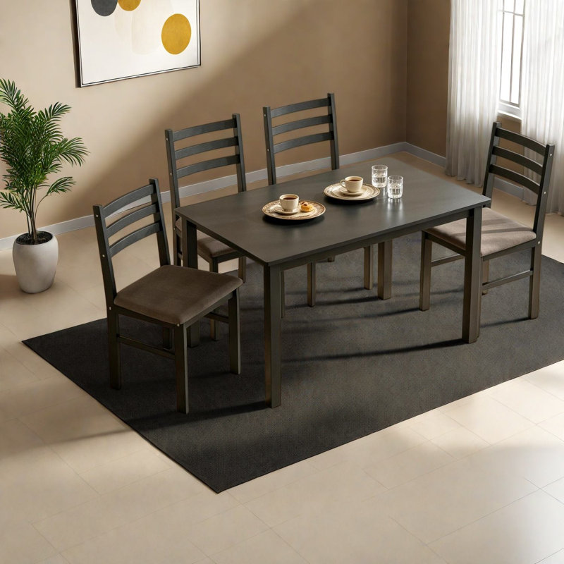 Ensemble de table de salle à manger en bois aggloméré compact (doit inclure à la fois la table et la chaise)