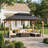 Outdoor Gazebo, Heavy Duty Metal Party Tent with Double-Tier Ventilated Roof and Privacy Screens, Suitable for Deck, Lawn-129756742-129756743