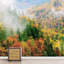 Panneau mural L 96 pi x l 66 po Autumn Forest Tree-88769787
