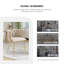 Chaise d'appoint rembourrée en velours Evanni-333893683-316044269