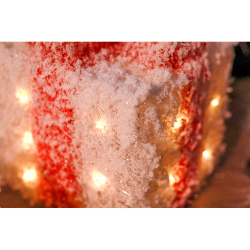 Christmas Decorative Accent, White/Red 