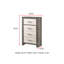 30.02 " W 4 - Drawer Dresser