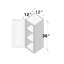 Armoire murale de cuisine standard l 12 po x P 12 po x H 36 po CASAINC-123262620-123262626
