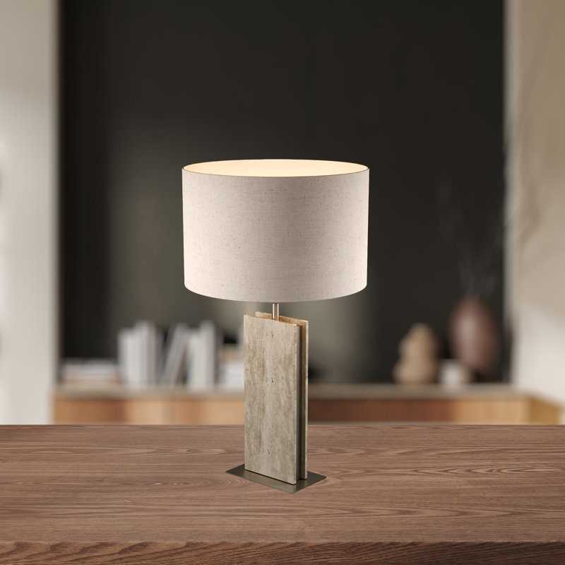 Steel Novelty Lamp, Brown, Clear