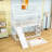 Twin Over Twin Bunk Bed with Slide and Ladder