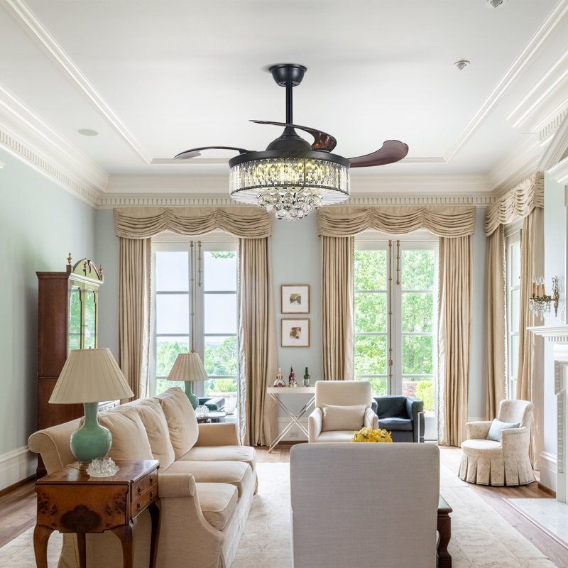 Jacquilyn 42'' Ceiling Fan with LED Lights