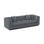 Dapper 110 " Chenille and Velvet Sofa