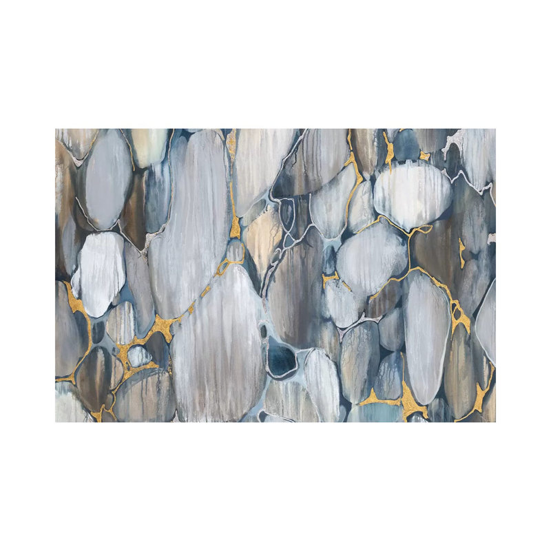River Rocks by Liz Jardine - Gallery-Wrapped Canvas Giclée on Canvas, Canvas, 66.04 cm H x 45.72 cm W x 1.91 cm D