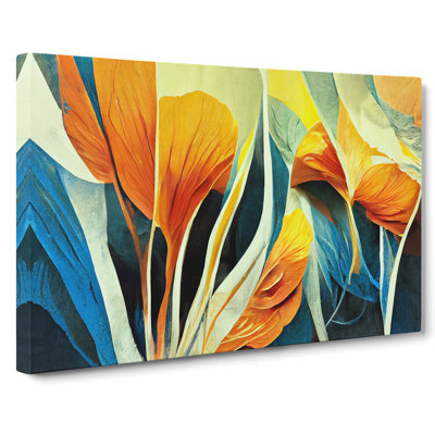 Flowers Abstract Vol.1 - Wrapped Canvas