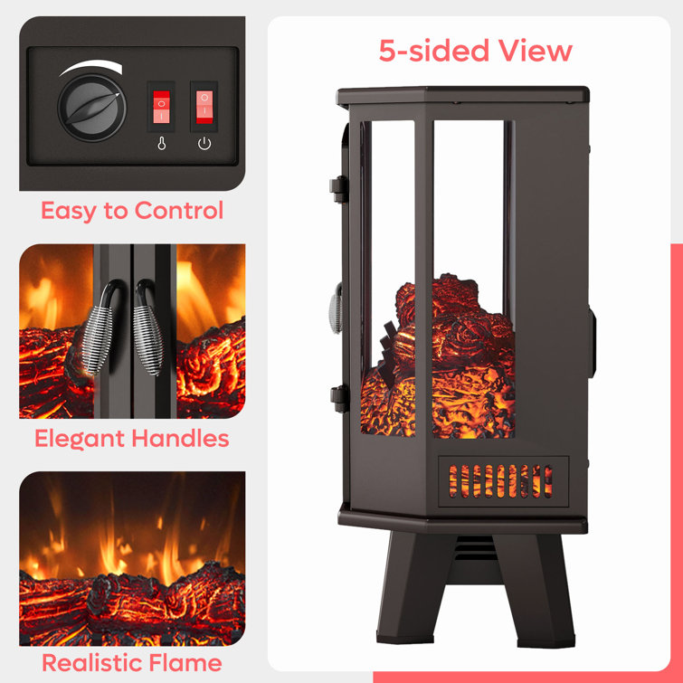 Minocqua Infrared Electric Stove Winston Porter