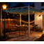Pergola d'extérieur, auvent rétractable avec fixation magnétique-123203381