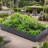 Galvanized Raised Garden Beds Outdoor // 8×4×1 Ft Planter Raised Beds For Gardening, Vegetables, Flowers // Large Metal Garden Box-2037104058-2037104057