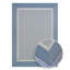 Tapis intérieur / extérieur bleu tissé à plat Alysha-1101209785