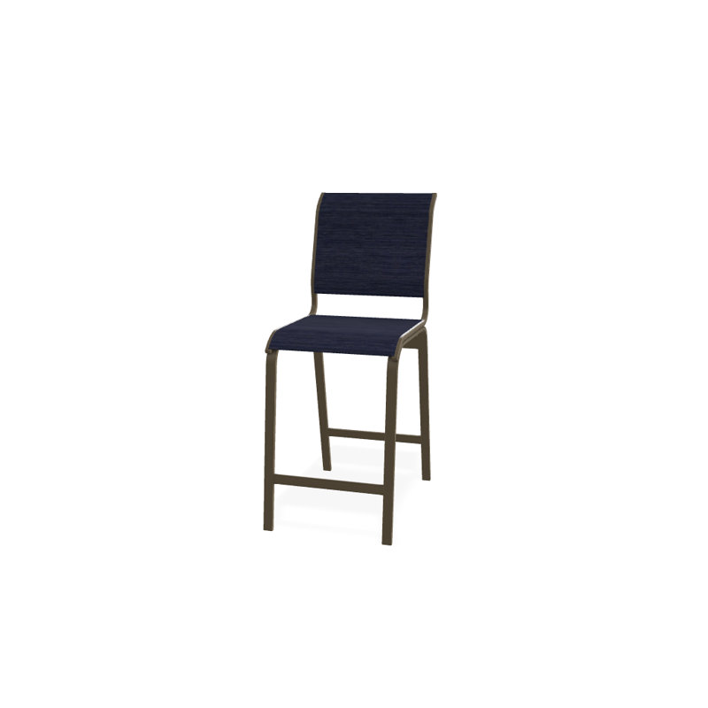 Tabouret de bar 26 po Holna, Bois de plage texturé, Indigo Collect