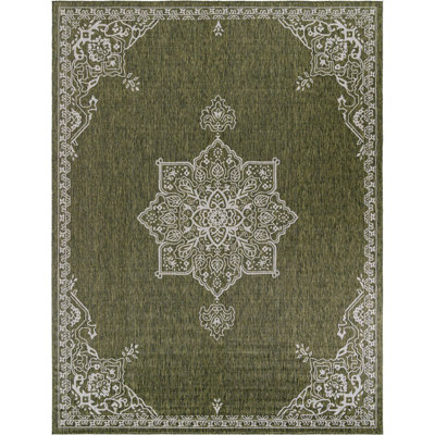 Transitional Tollefson Area Rug Forest Colour