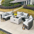 6 - Person Rectangular Outdoor Dining Set With Cushions