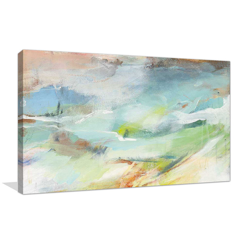 «Poss Possoss II Crop» - Peinture, Toile tendue, H 36 po x l 60 po x P 1,5 po