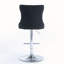 Tabouret de bar rotatif à hauteur réglable avec structure en métal Kennasyn-1309966986