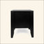 Table de chevet contemporaine en faux bois avec rangement et design fonctionnel