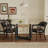 LUMERA Collection Tufted Arm Dining Chair Black-667664906-608087499