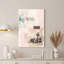 Ancre et coquillages sur tableau nautique avec aquarelle, art mural sur toile-133518274