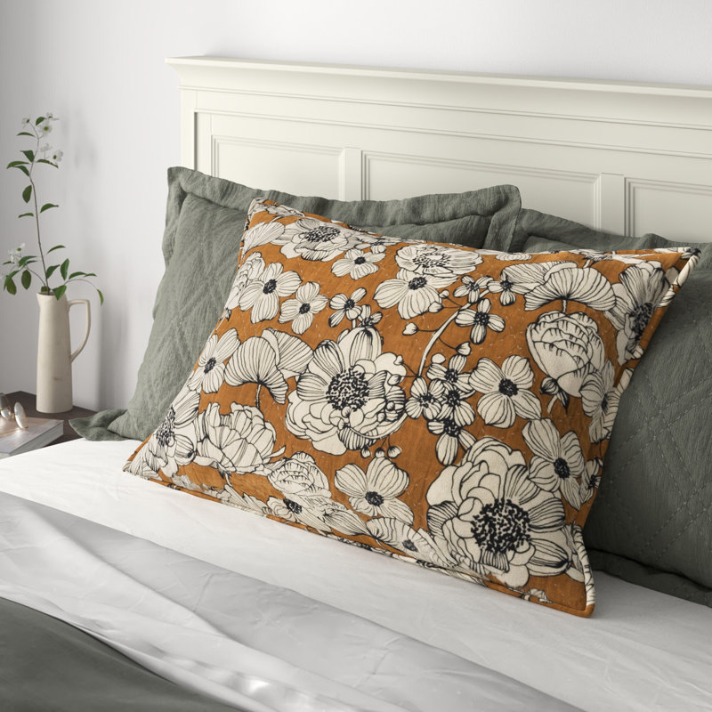 Kimpton Sham - King, King, Ochre/Beige