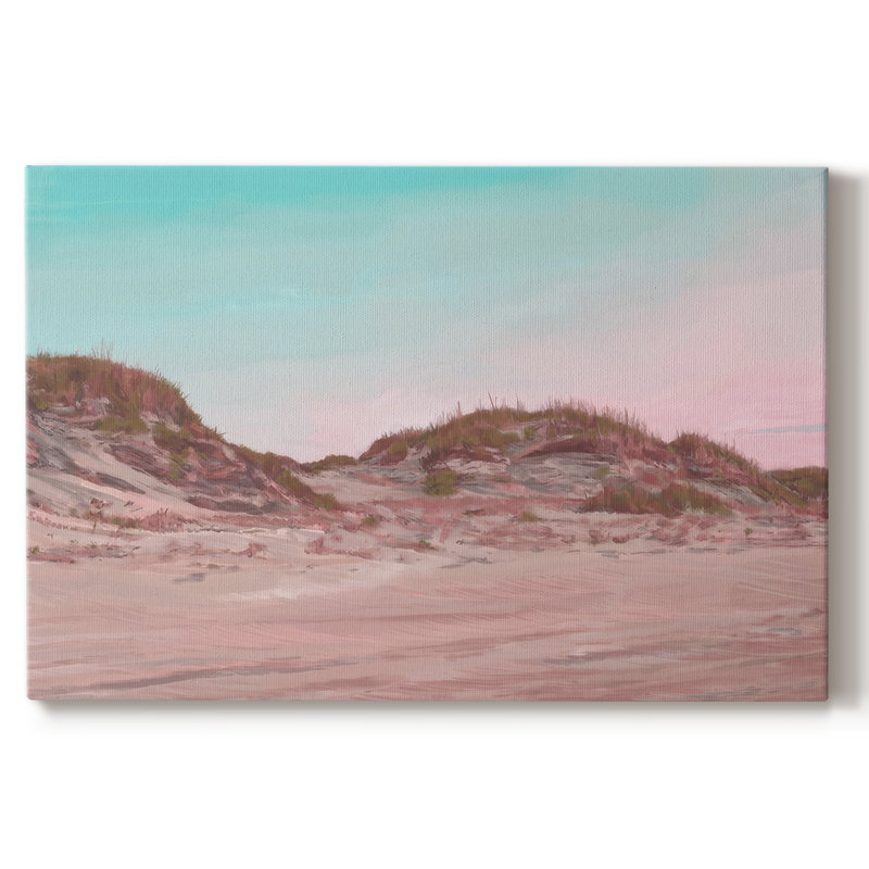 Dunes à l'aube II - Cavas enveloppés de galerie, 40 x 60