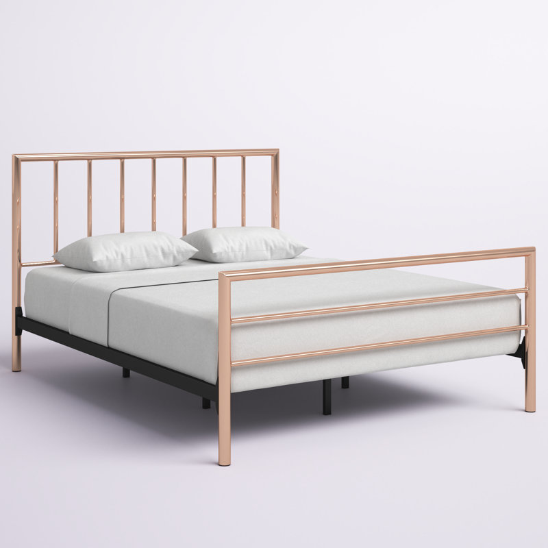 Loribeth Metal Slat Bed, King