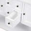 Ample console de rangement rétro avec quatre petits tiroirs-1296087443