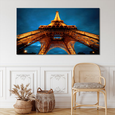 Magnificent Eiffel Tower - Wrapped Canvas Print