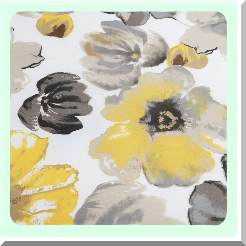 Blooming Watercolor Floral Comfort Queen Sheet Set - Soft & Durable Printed Bed Sheets - 6 Piece Large Flowers Pattern