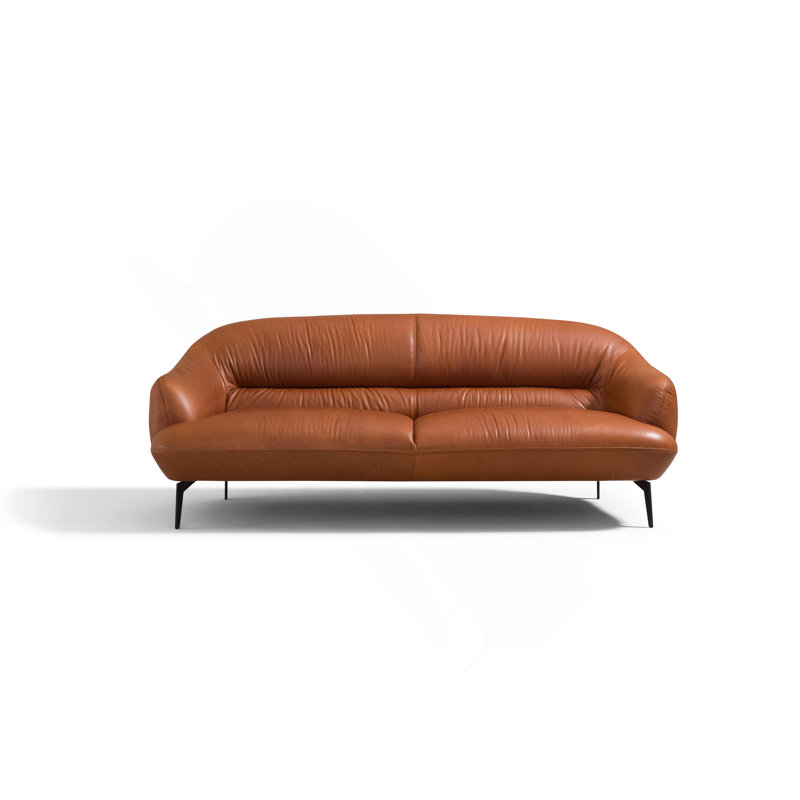 Cognac Leather Sofa